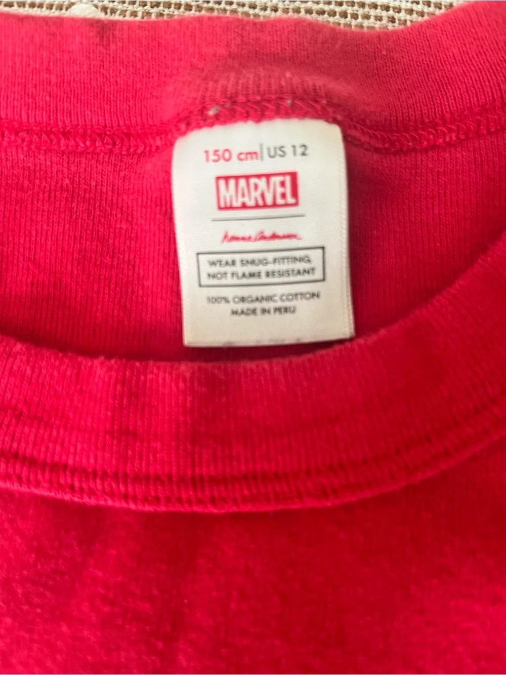 Hanna Andersson  Marvel Red, White & Blue Spider Pajama Set
